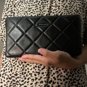 Michael Kors Quilted Leather Clutch